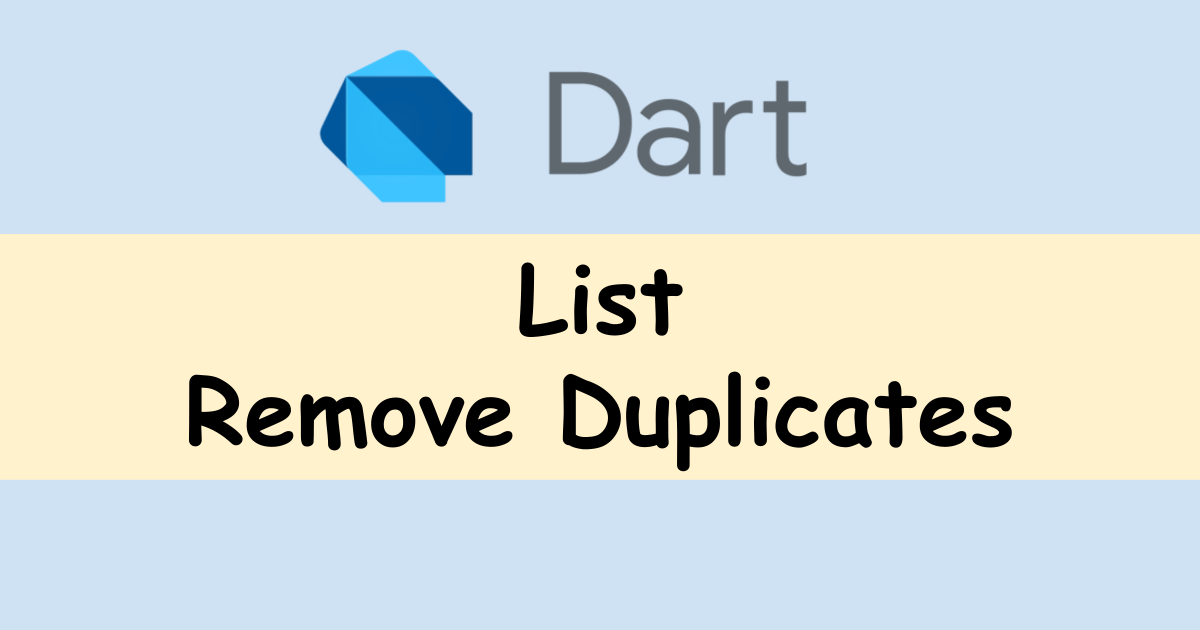 Blossom Defekt vært Dart How to remove duplicates by key-values in object list (Distinct) |  Technical Feeder
