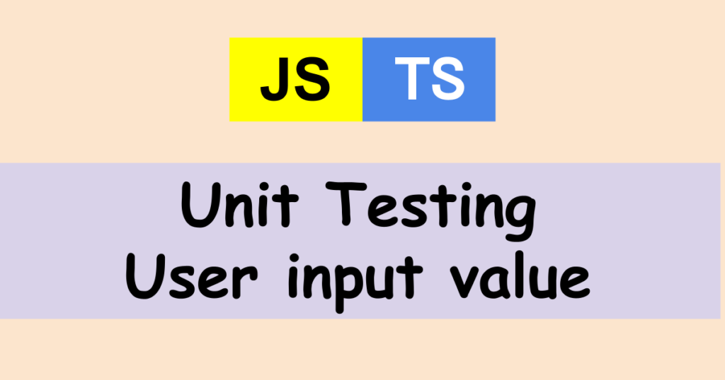 How to inject user input data for unit tests | Technical Feeder